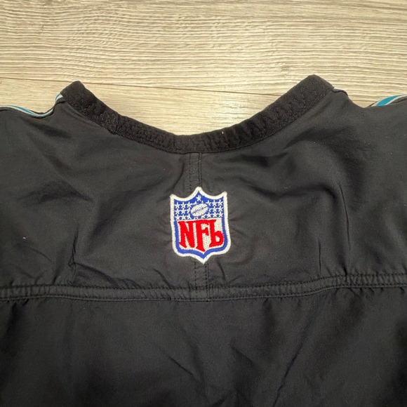 Nike NFL Pro Line Carolina Panthers Vintage 90s Windbreaker Pullover Black Sz M - Picture 10 of 10